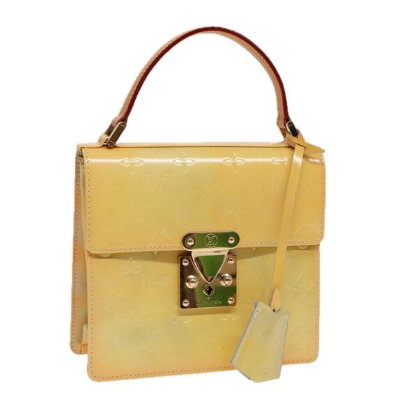 LOUIS VUITTON Monogram Vernis Spring Street Hand Bag Gris M91029 - Picture 1 of 16